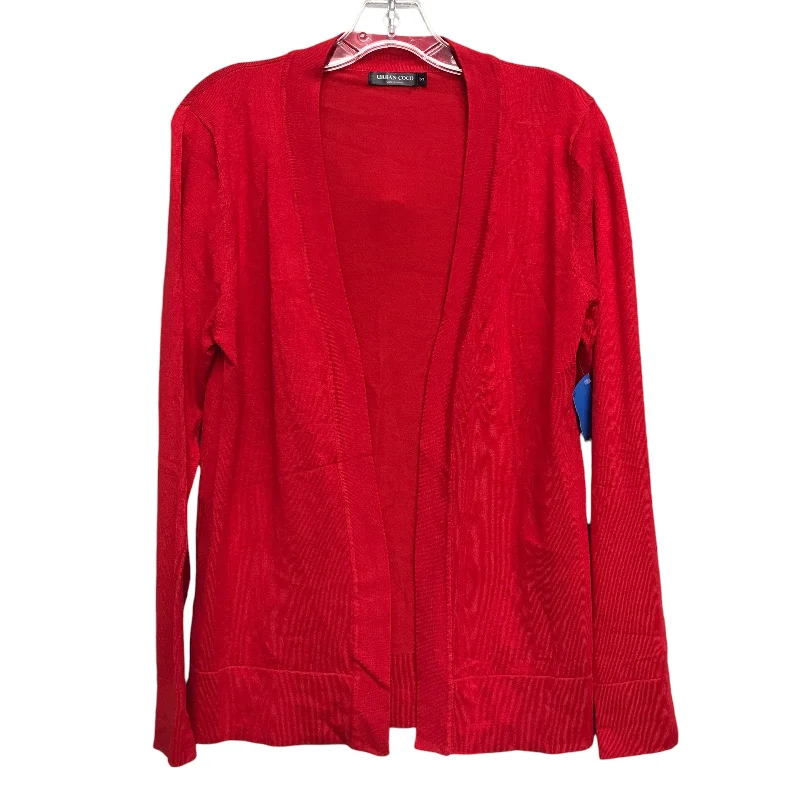 Sweater Cardigan By Urban Coco In Red, Size:S