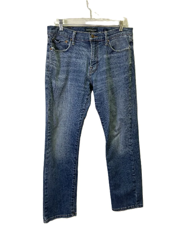 Jeans Straight By Lucky Brand In Blue, Size: 12