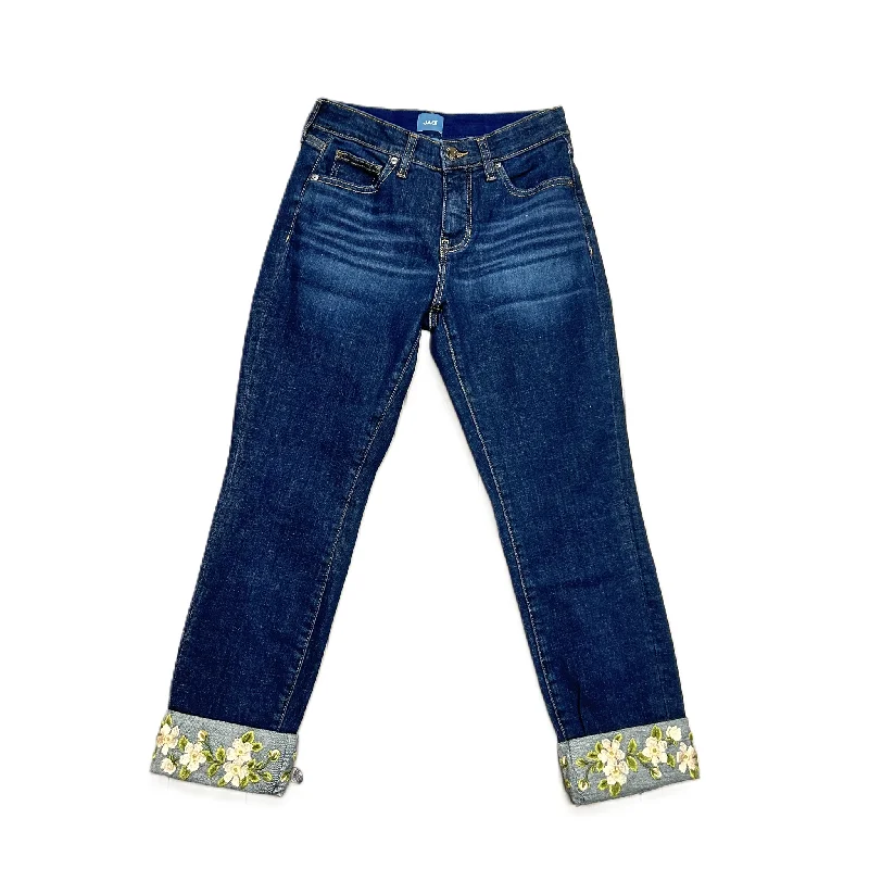 Jeans Straight By Jag In Blue Denim, Size: 2