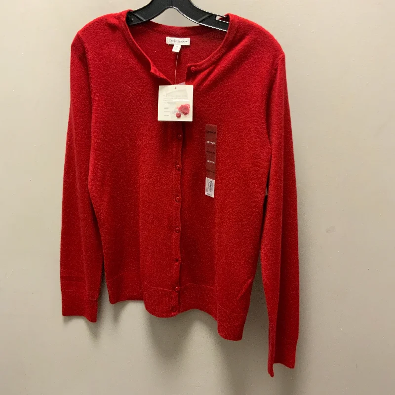 Cardigan By Croft And Barrow In Red, Size: M