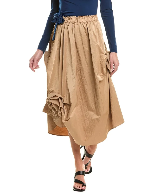 Gracia Rose Applique Skirt