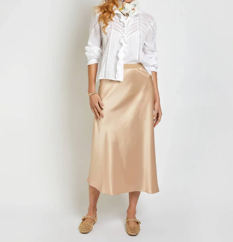 Maxou Skirt In Sand / Copper