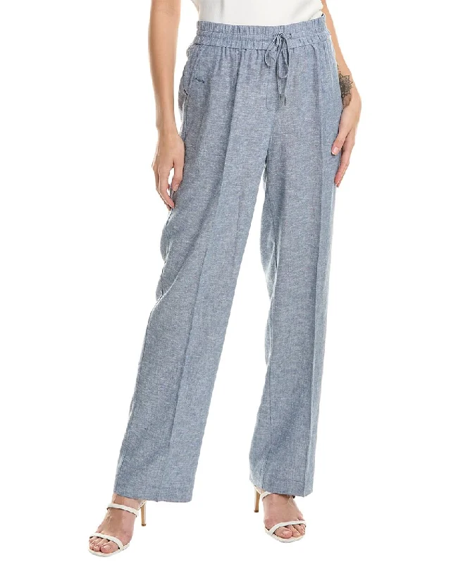 Jones New York Drawstring Linen-Blend Pant