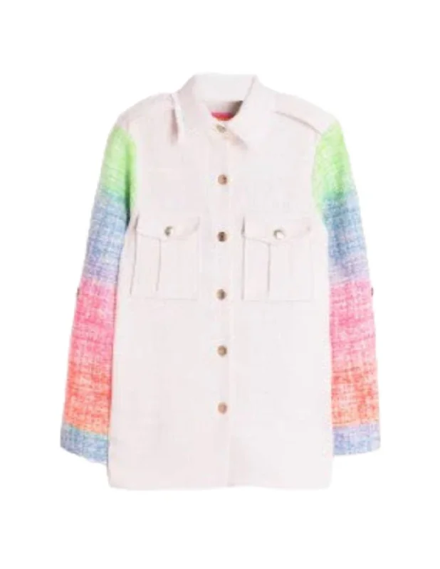 Mariella Embellished Jacket In Baleno Madelaine