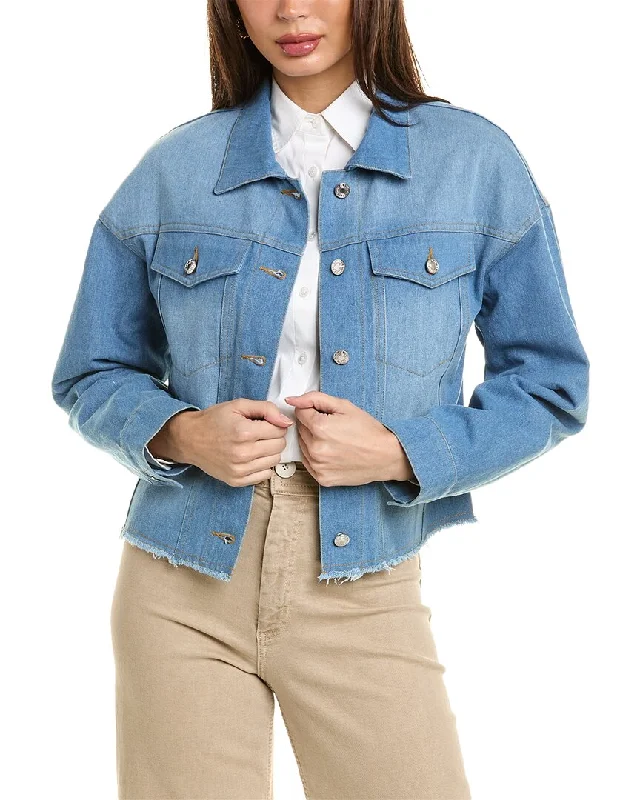 Pascale La Mode Frayed Denim Jacket