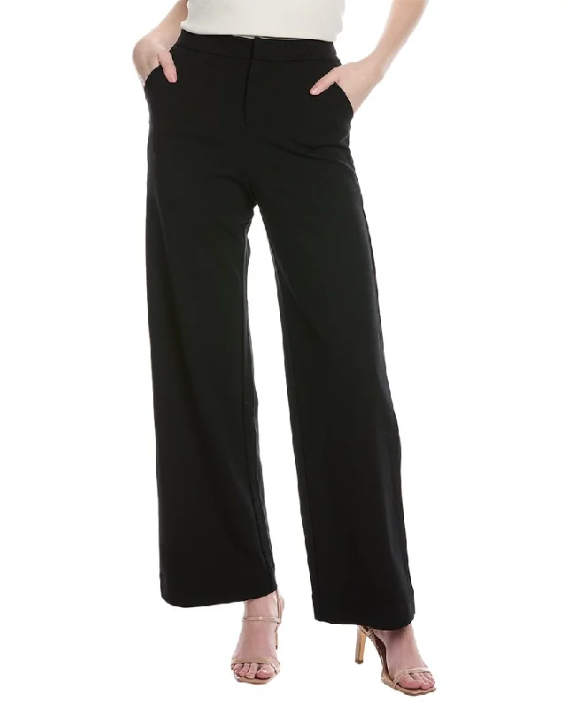 Splendid x Kate Young Straight Leg Wool-Blend Pant