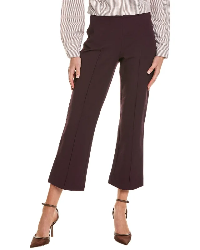 Vince Mid Rise Pintuck Crop Flare Pant