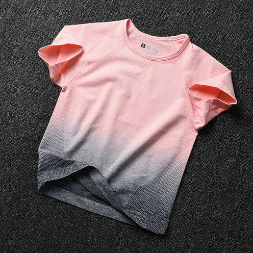 Gark Gray Pink Top