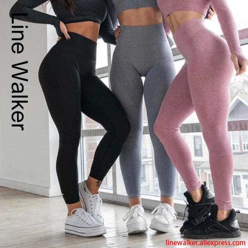 High Waist Seamless Yoga Pants Push Up Leggins Sport Women Fitness Running Leggings Energy Seamless Skinny Pant Gym Girl Leggins